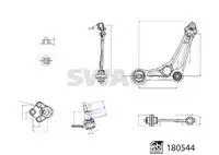 Рычаг подвески лев renault grand scenic iv (r9) 16-23 scenic iv (j9) 16-22 SWAG 33107745