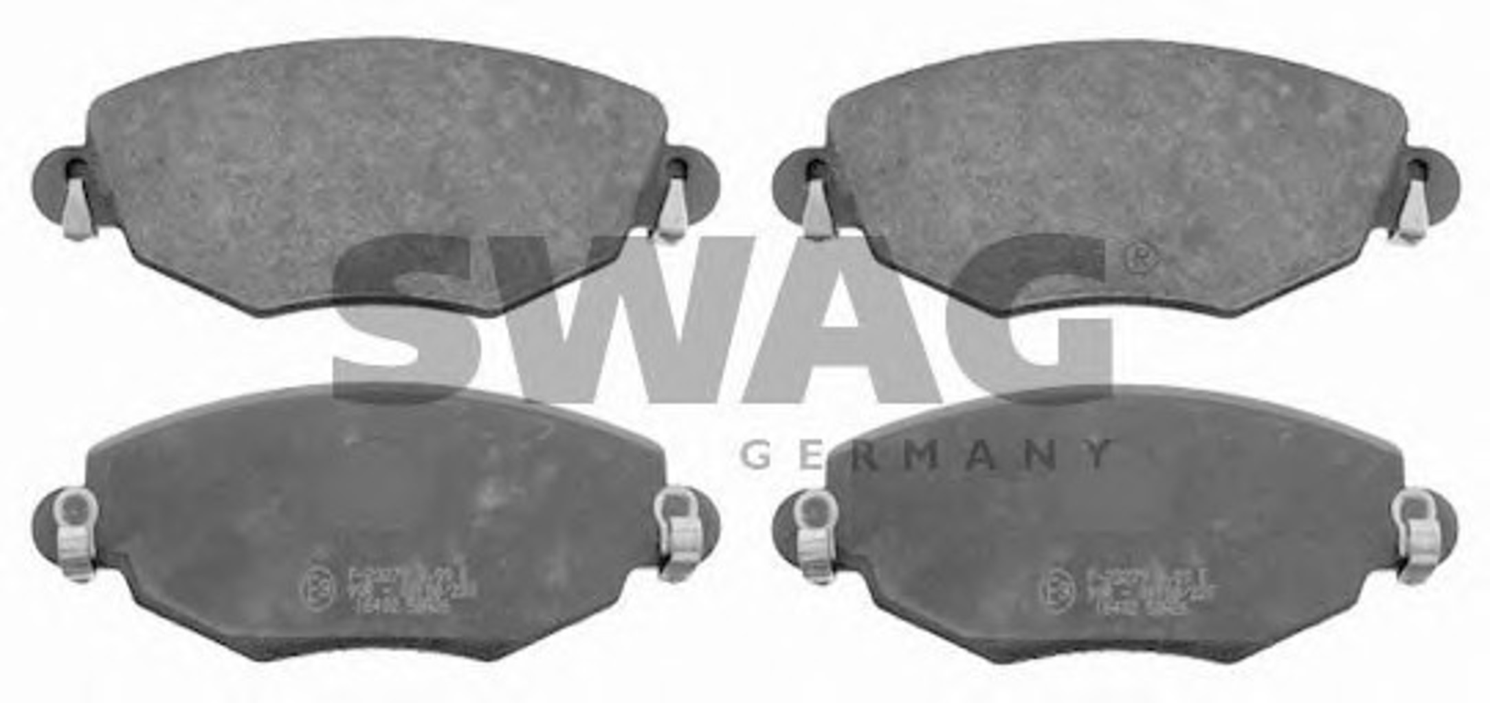 Колодки тормозные дисковые SWAG 50916402