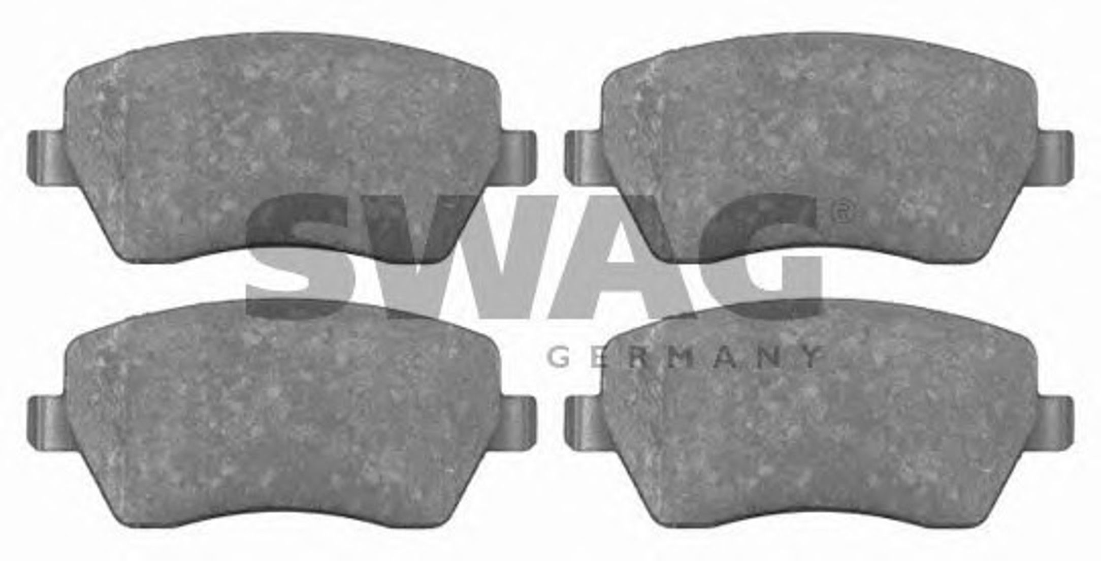 Колодки тормозные дисковые SWAG 60916523