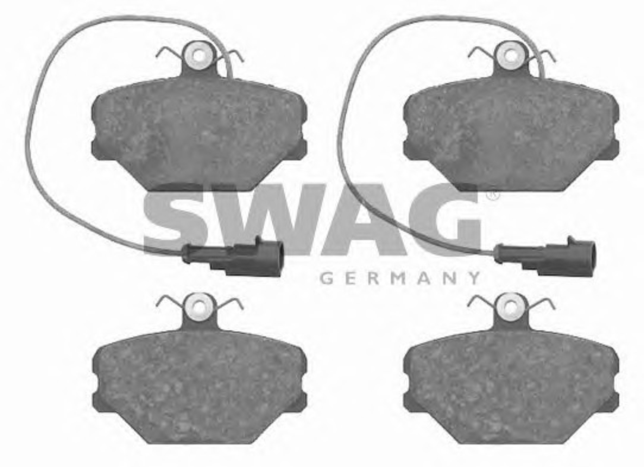 Колодки тормозные дисковые SWAG 70916086