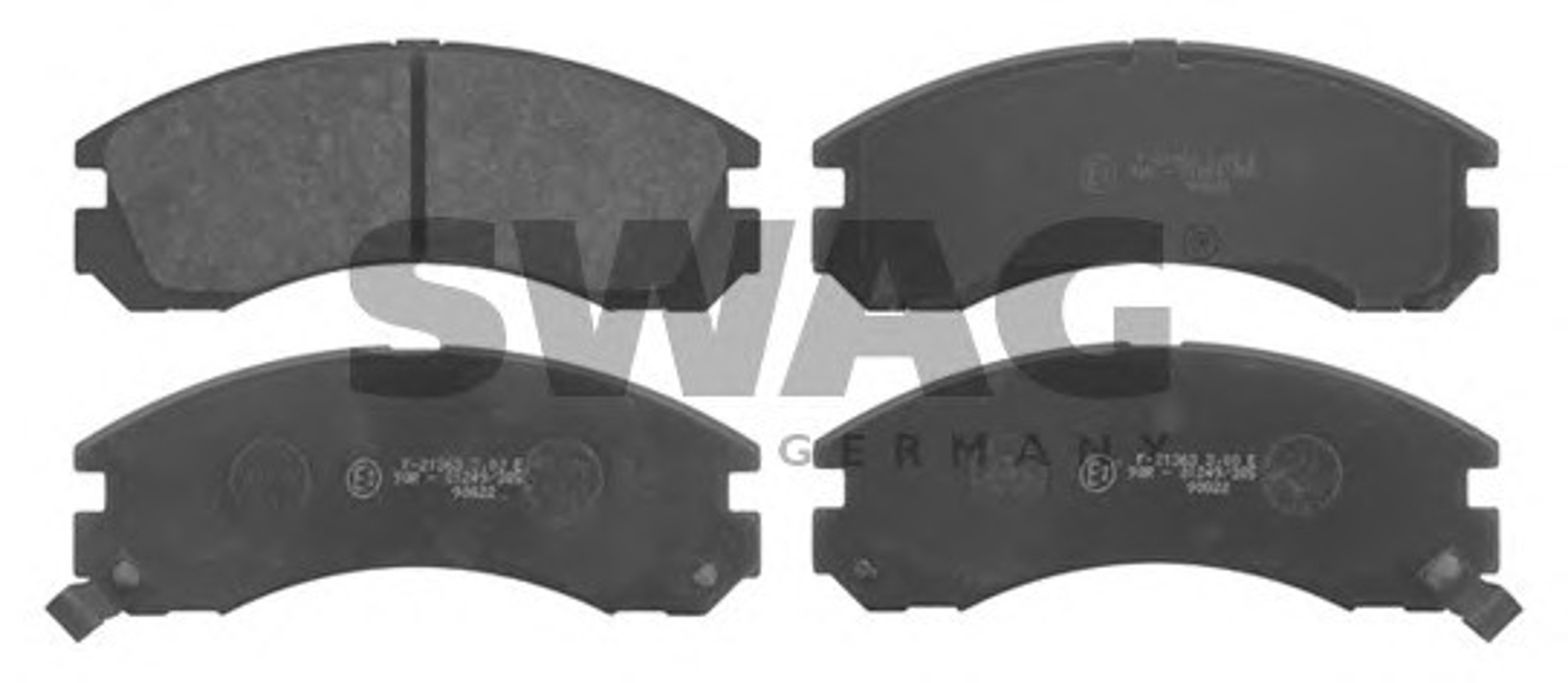 Колодки тормозные дисковые SWAG 80916776