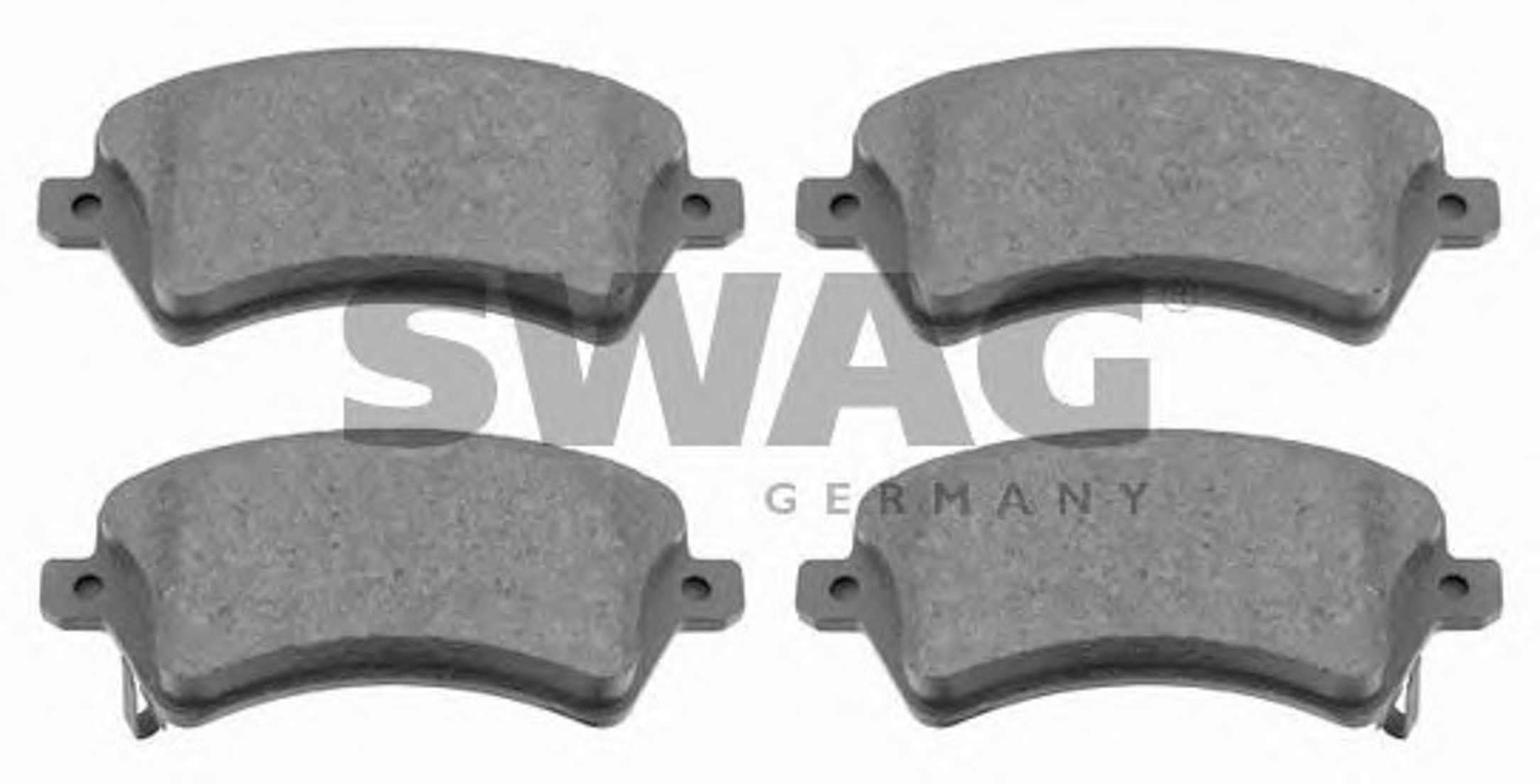 Комплект тормозных колодок дисковый тормоз SWAG 81916539