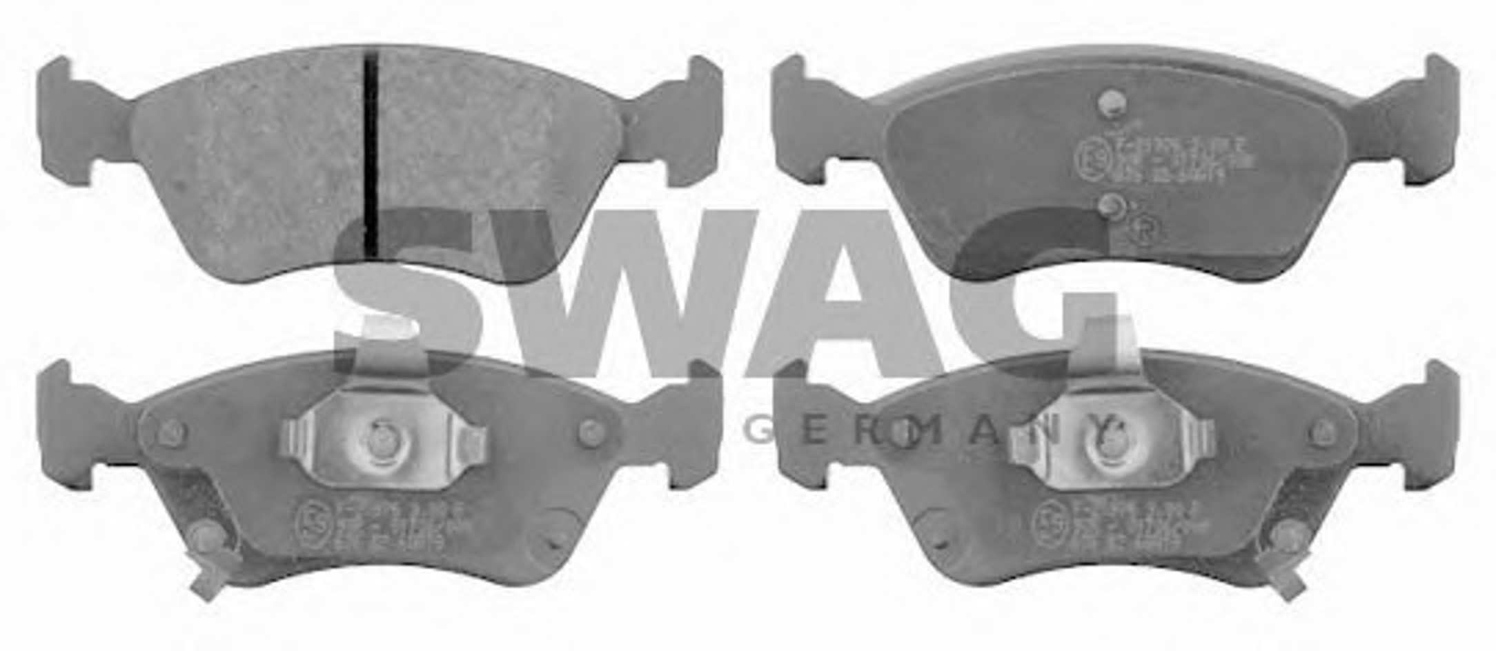 Колодки тормозные дисковые SWAG 81916544