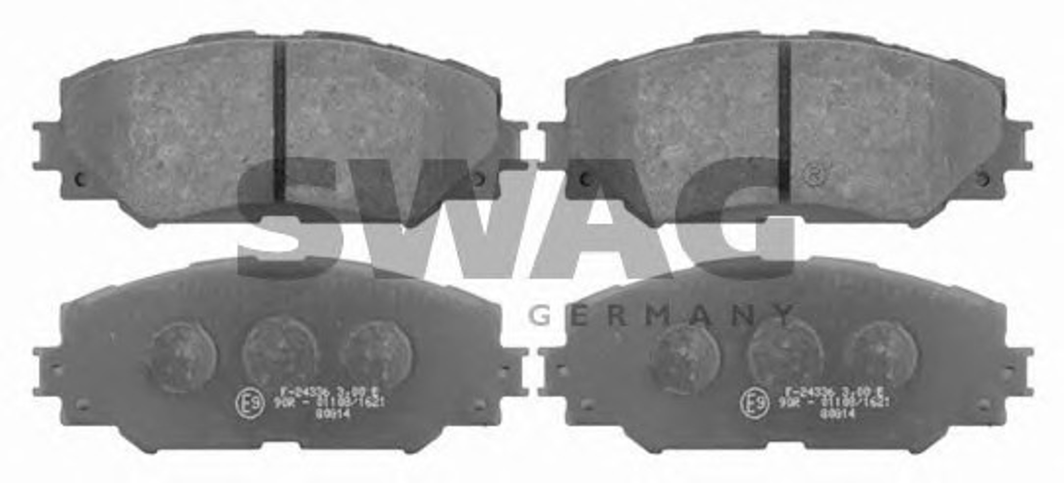 Колодки тормозные дисковые SWAG 81916650