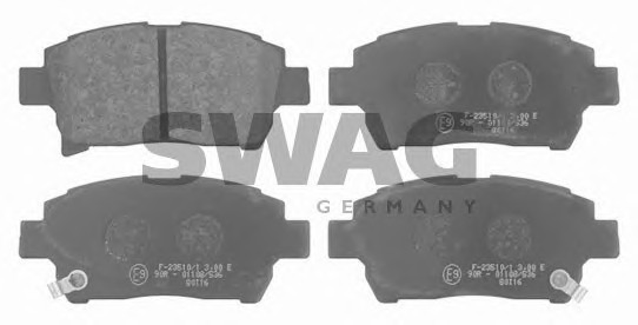 Колодки тормозные дисковые SWAG 81916725