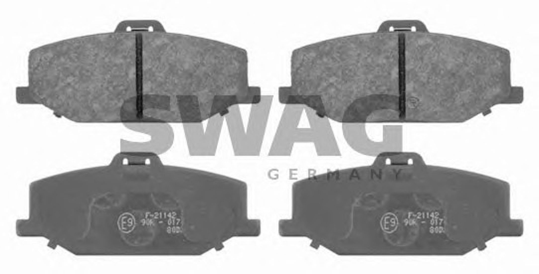 Колодки тормозные дисковые SWAG 84916655