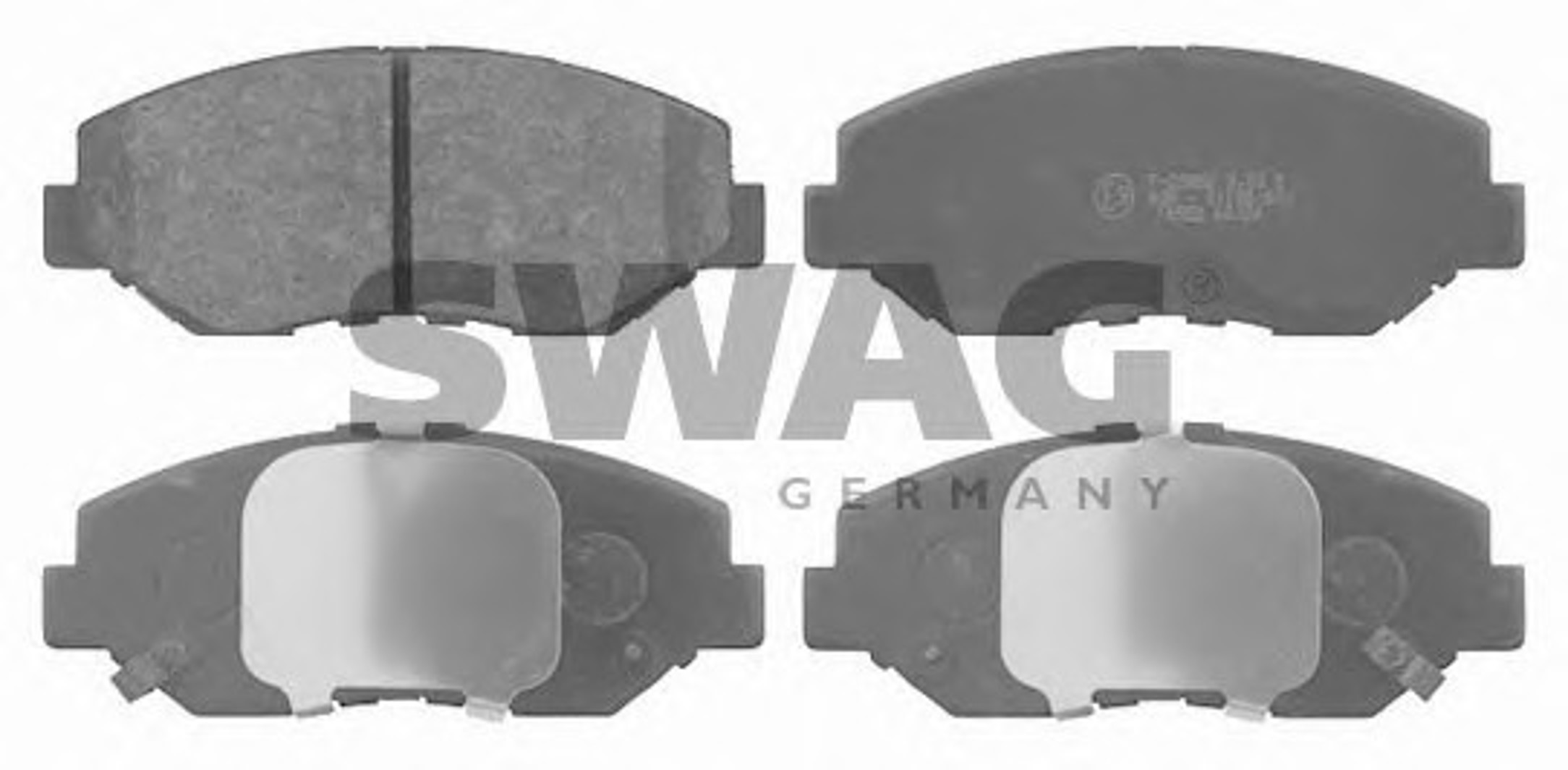 Колодки тормозные дисковые SWAG 85916552