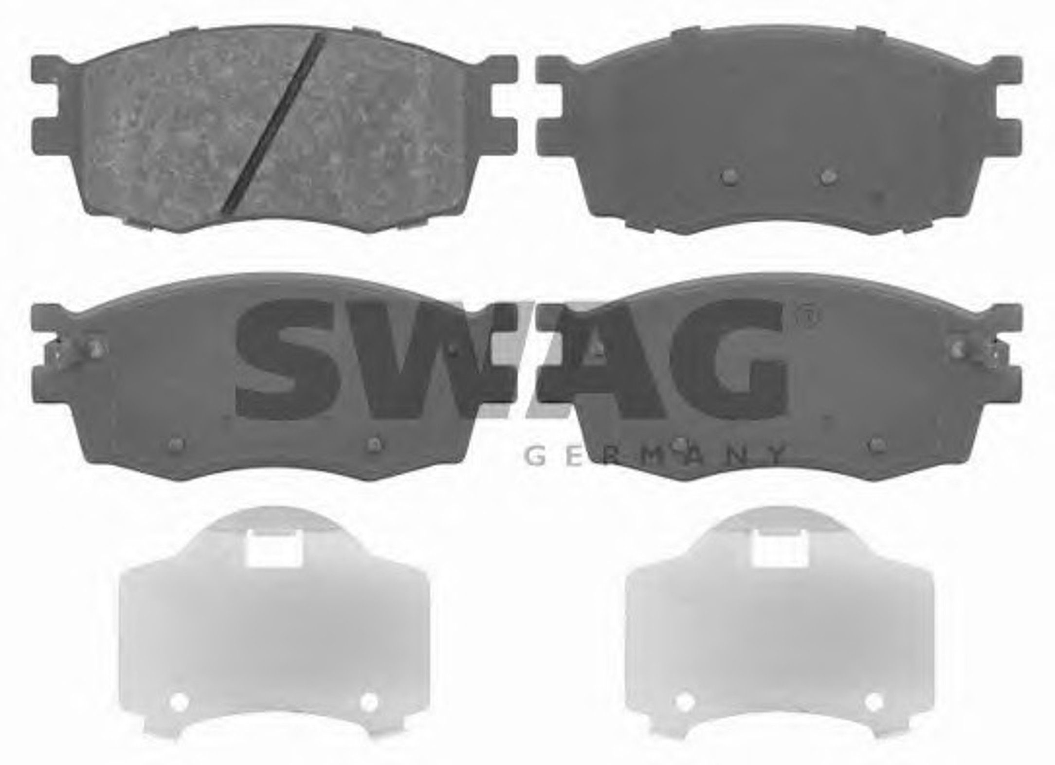 Колодки тормозные дисковые SWAG 90916699