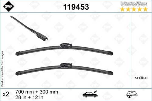 Щетка стеклоочистителя renault clio v (700мм+300мм) SWF 119453