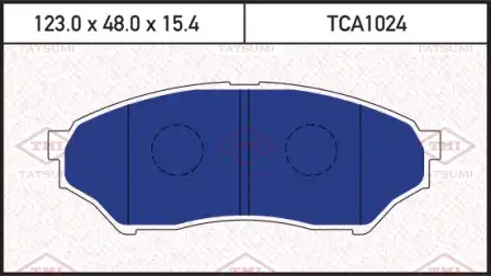 Tca1024 колодки дисковые перед.
