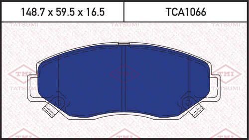 TCA1066 TATSUMI Колодки тормозные