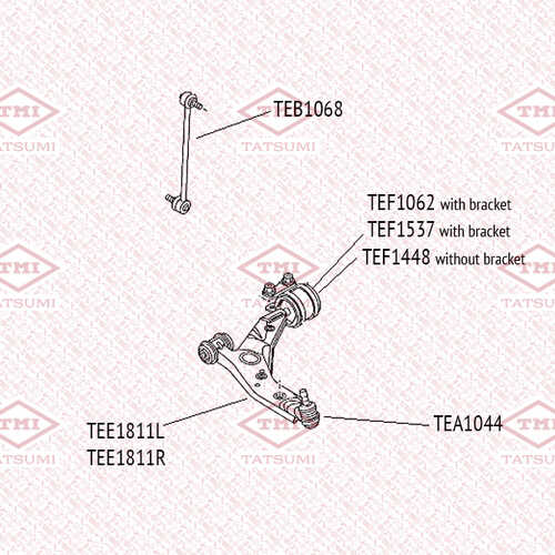 TEA1044 TATSUMI Шаровая опора