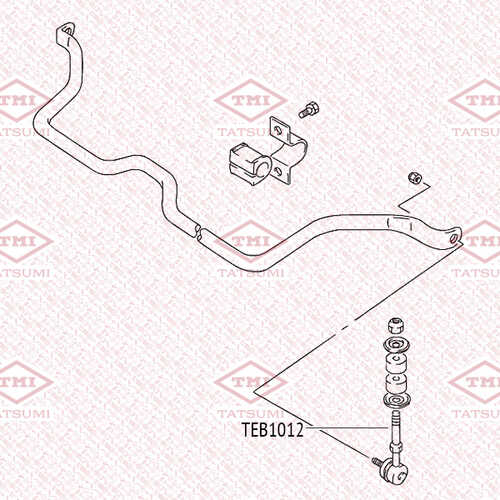TEB1012 TATSUMI Тяга стабилизатора