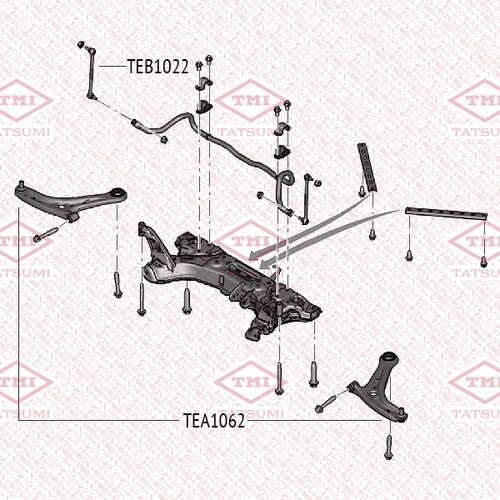 TEB1022 TATSUMI Тяга стабилизатора