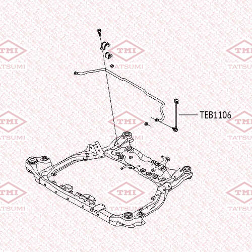 TEB1106 TATSUMI Тяга стабилизатора