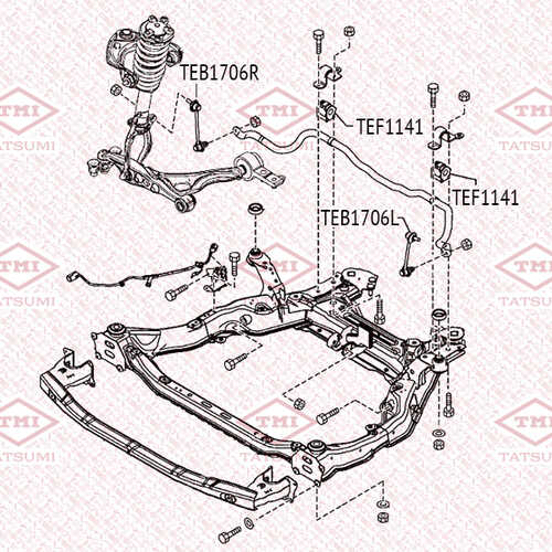 TEB1706L TATSUMI Тяга стабилизатора