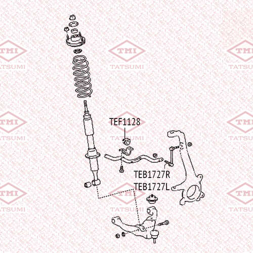 TEB1727L TATSUMI Тяга стабилизатора
