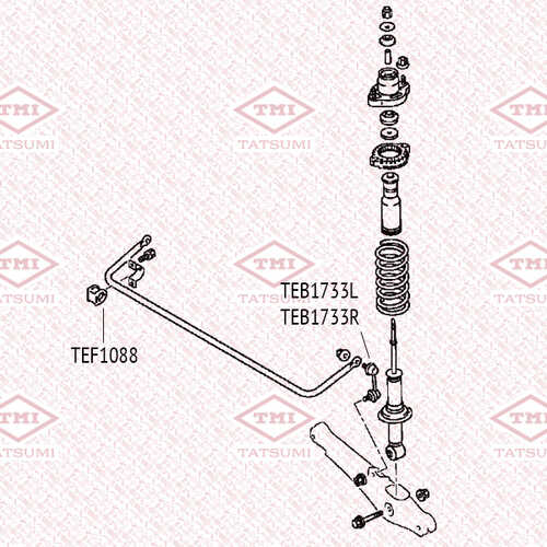 TEB1733L TATSUMI Тяга стабилизатора