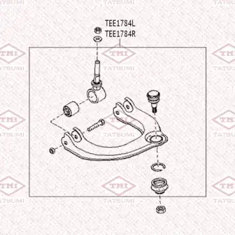 TEE1784R TATSUMI TEE1784R_рычаг перед. подвески верхний прав.!\ HYUNDAI Sonata/XG 98>, KIA Magentis 01>