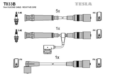 Провод высоковольтный TESLA T033B