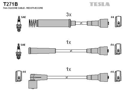 T271B TESLA Провод высоковольтный