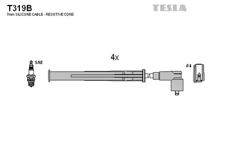 Провода зажигания TESLA T319B