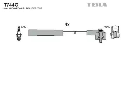 T744G TESLA Провод высоковольтный