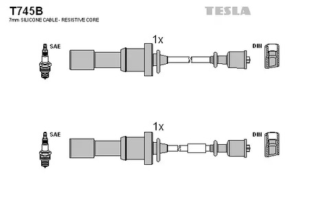 Провод высоковольтный TESLA T745B