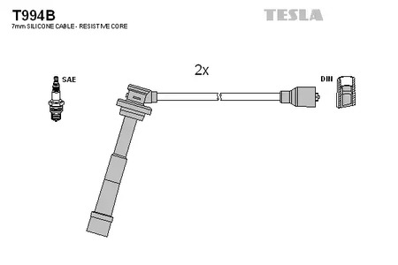 Комплект проводов TESLA T994B