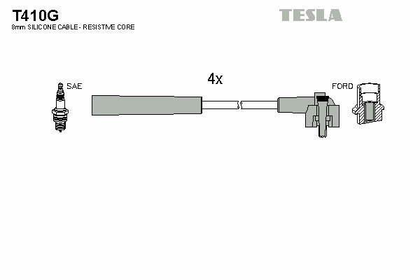 T410G TESLA Провод высоковольтный