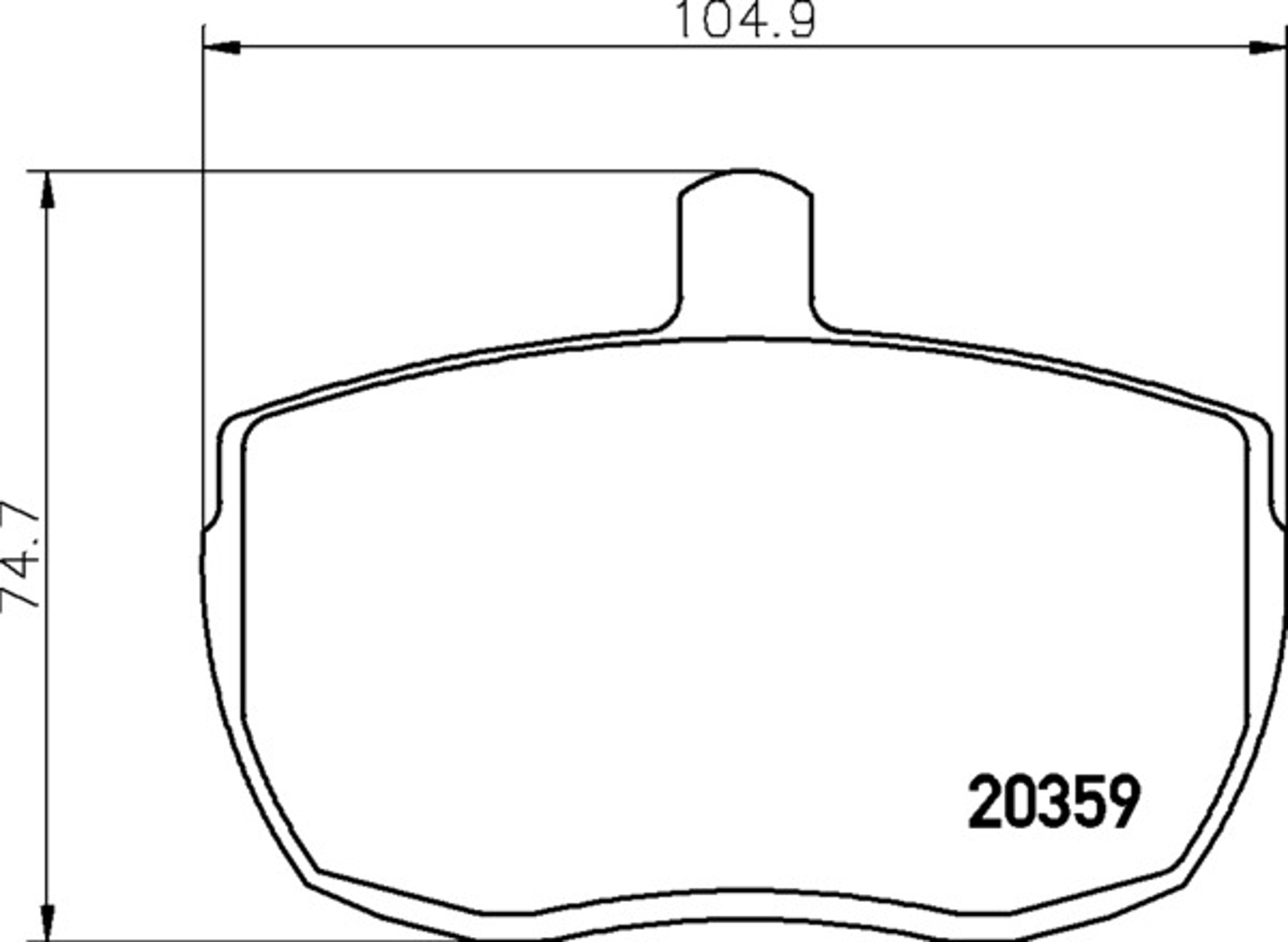 2035905 TEXTAR Колодки тормозные дисковые