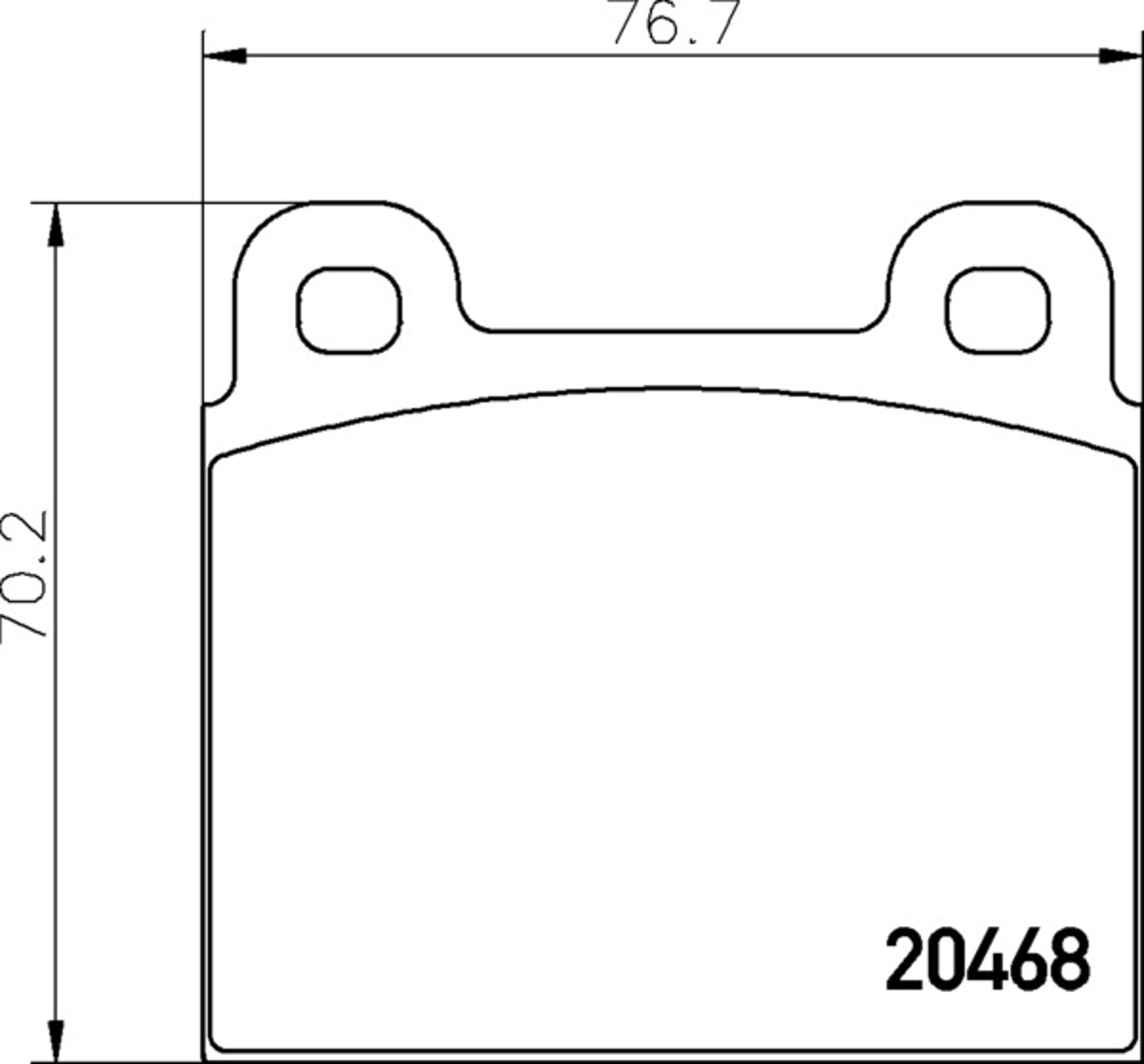 2046801 TEXTAR Колодки тормозные дисковые