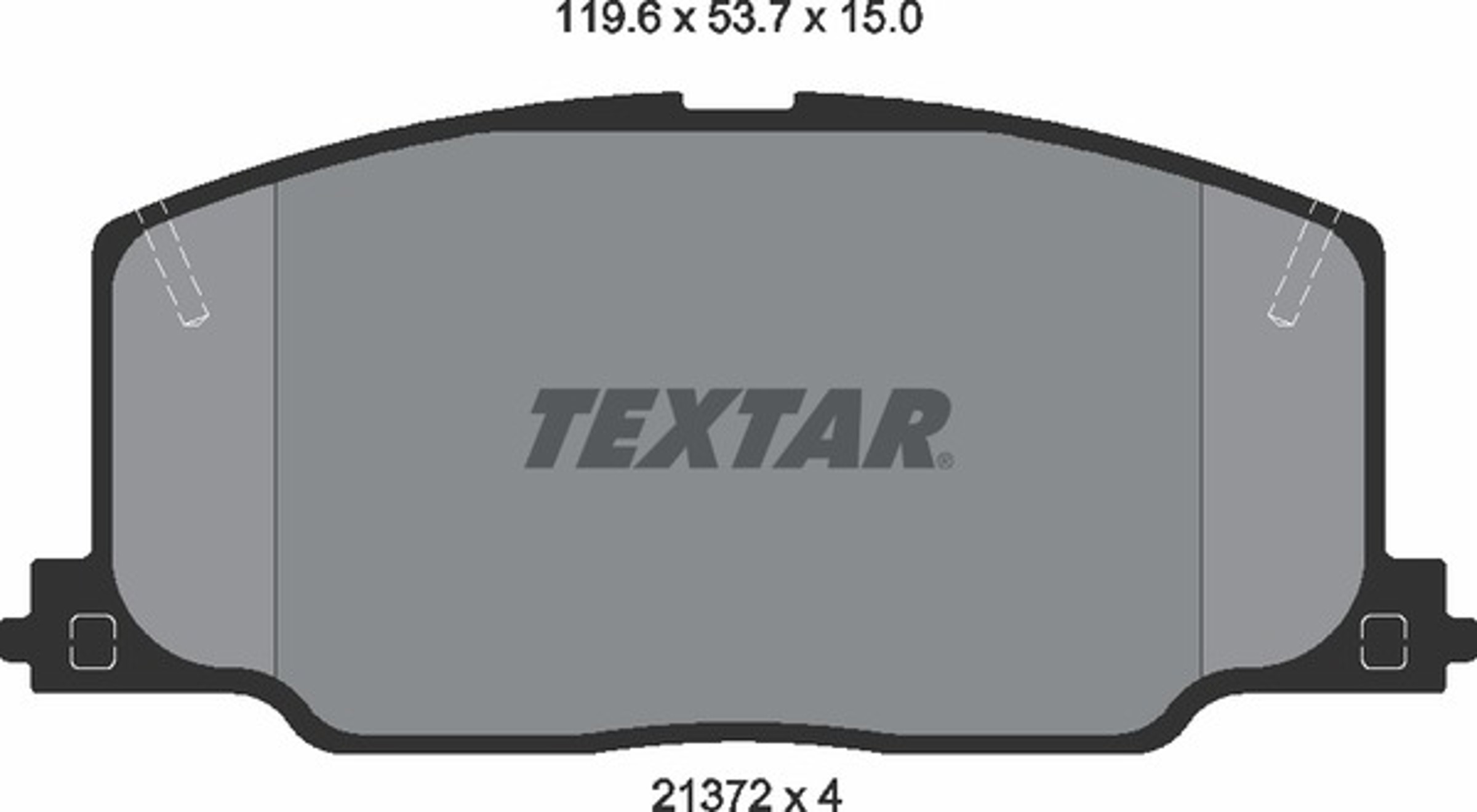 Колодки тормозные дисковые TEXTAR 2137201