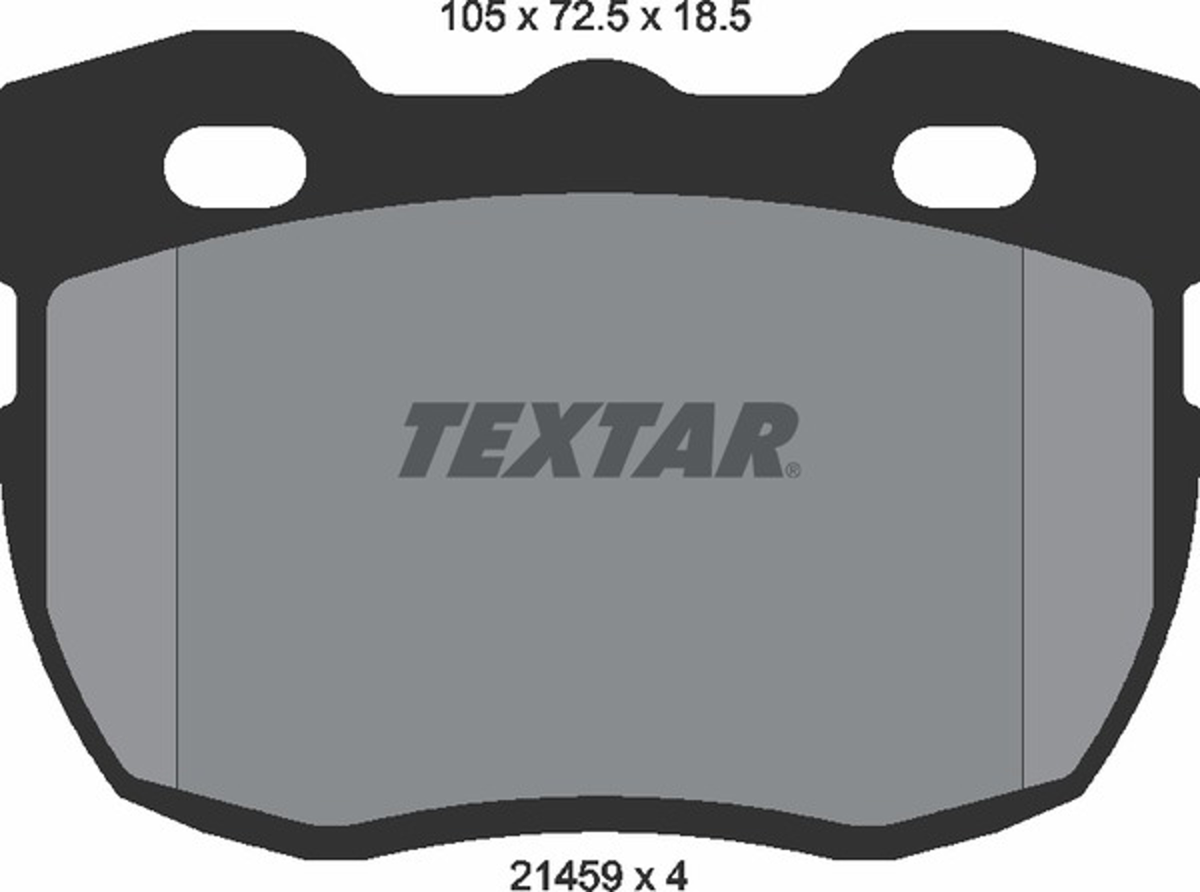 Колодки тормозные дисковые TEXTAR 2145901