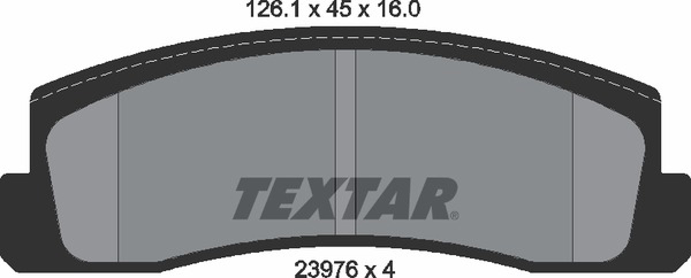 Колодки тормозные дисковые TEXTAR 2397601