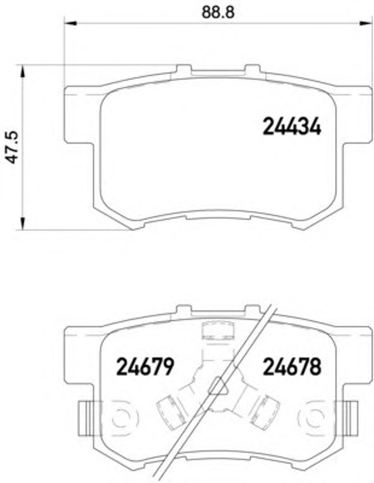 Колодки тормозные дисковые TEXTAR 2443401