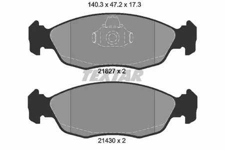2182702 TEXTAR Тормозные колодки