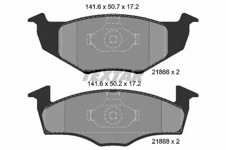 Тормозные колодки TEXTAR 2186602