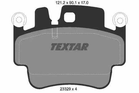 Тормозные колодки TEXTAR 2332902