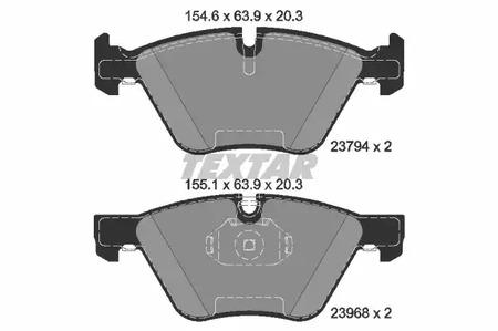 Тормозные колодки TEXTAR 2379401