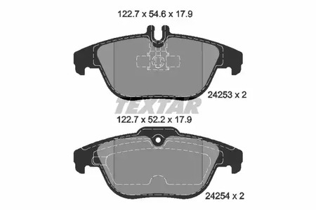 2425301 TEXTAR Тормозные колодки