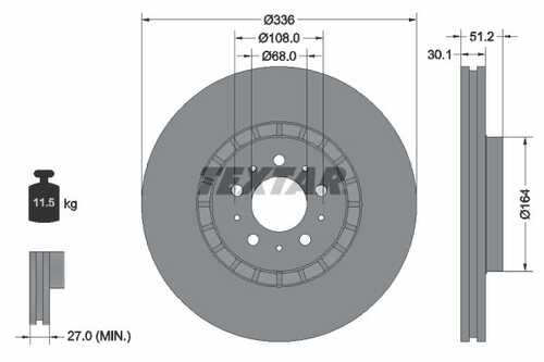 Тормозной диск pro+