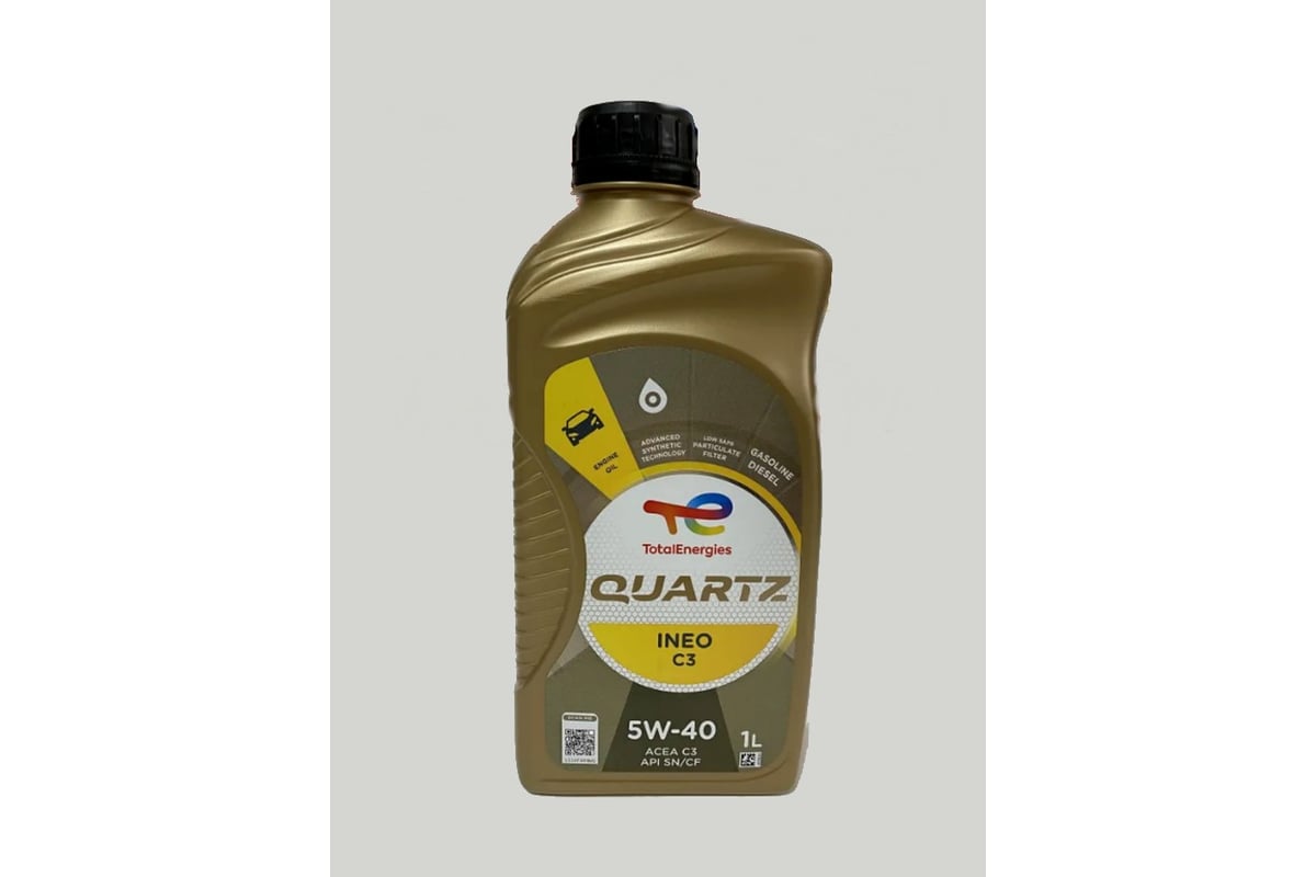 Масло для 4-х тактных двигателей TOTAL QUARTZ INEO C3 5W40 1L  TOTAL 213789