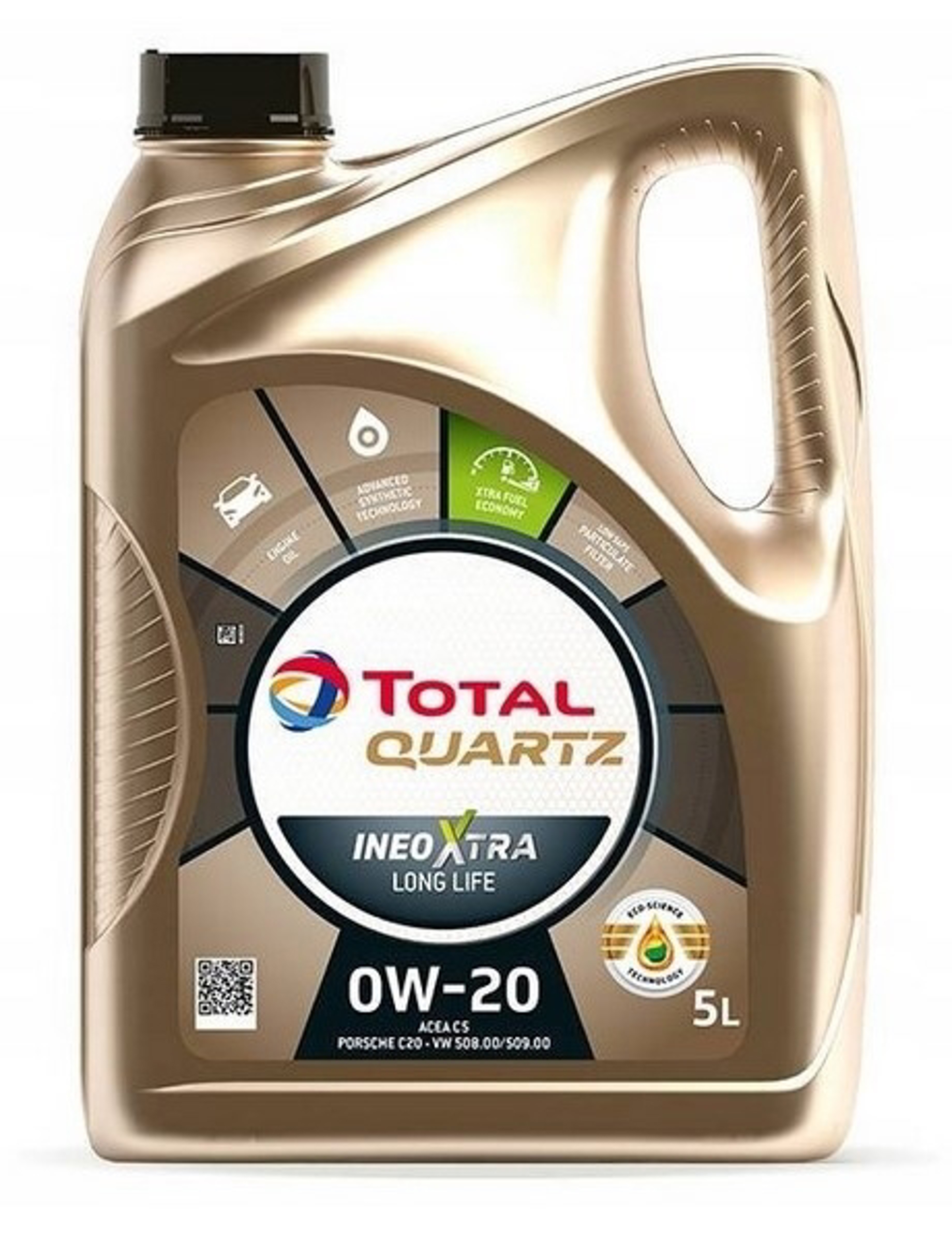 TOTAL 0W20 QUARTZ INEO XTRA LONG LIFE/5 TOTAL Масло моторное синтетическое