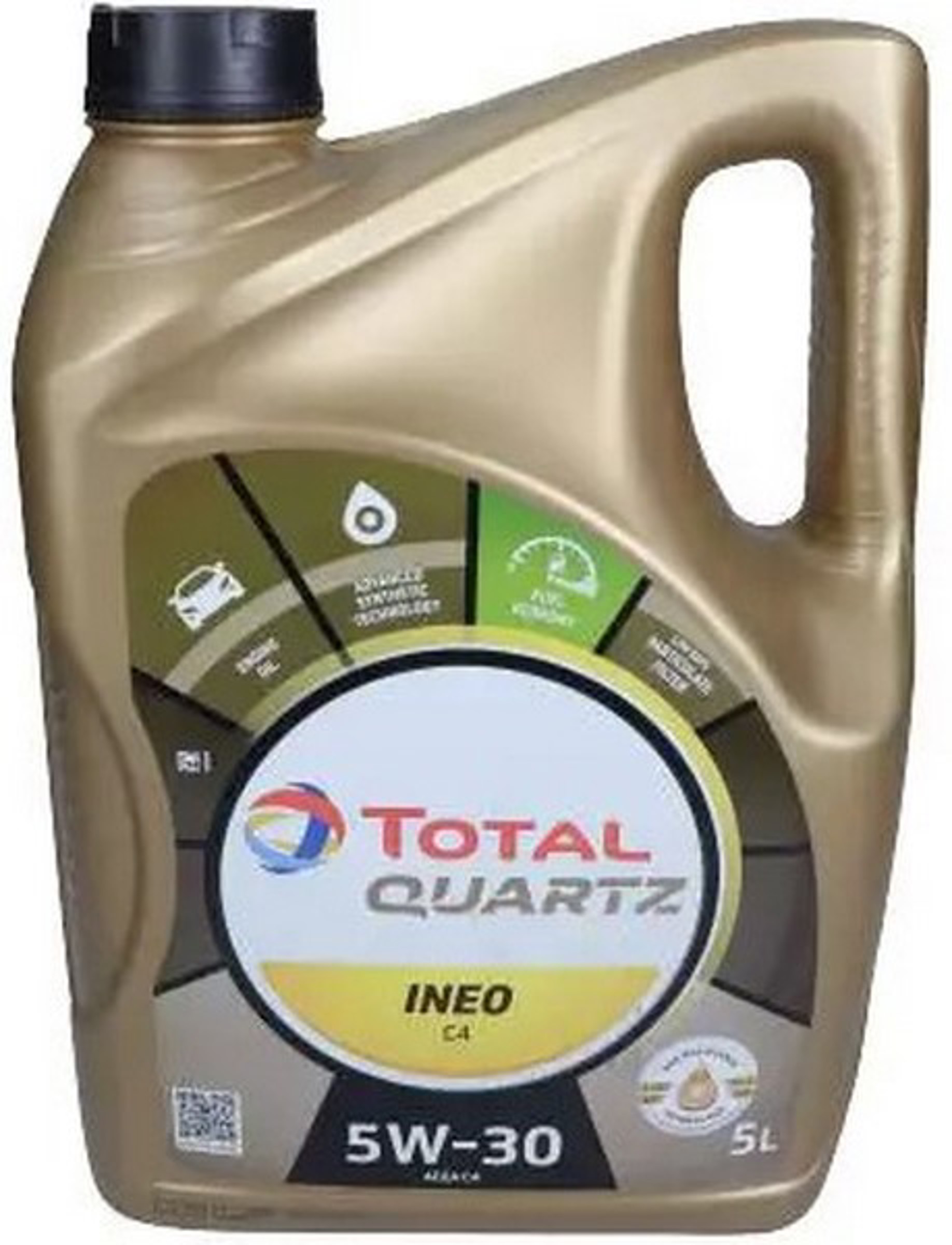 Масло моторное синтетическое TOTAL TOTAL 5W30 QUARTZ INEO C4/5