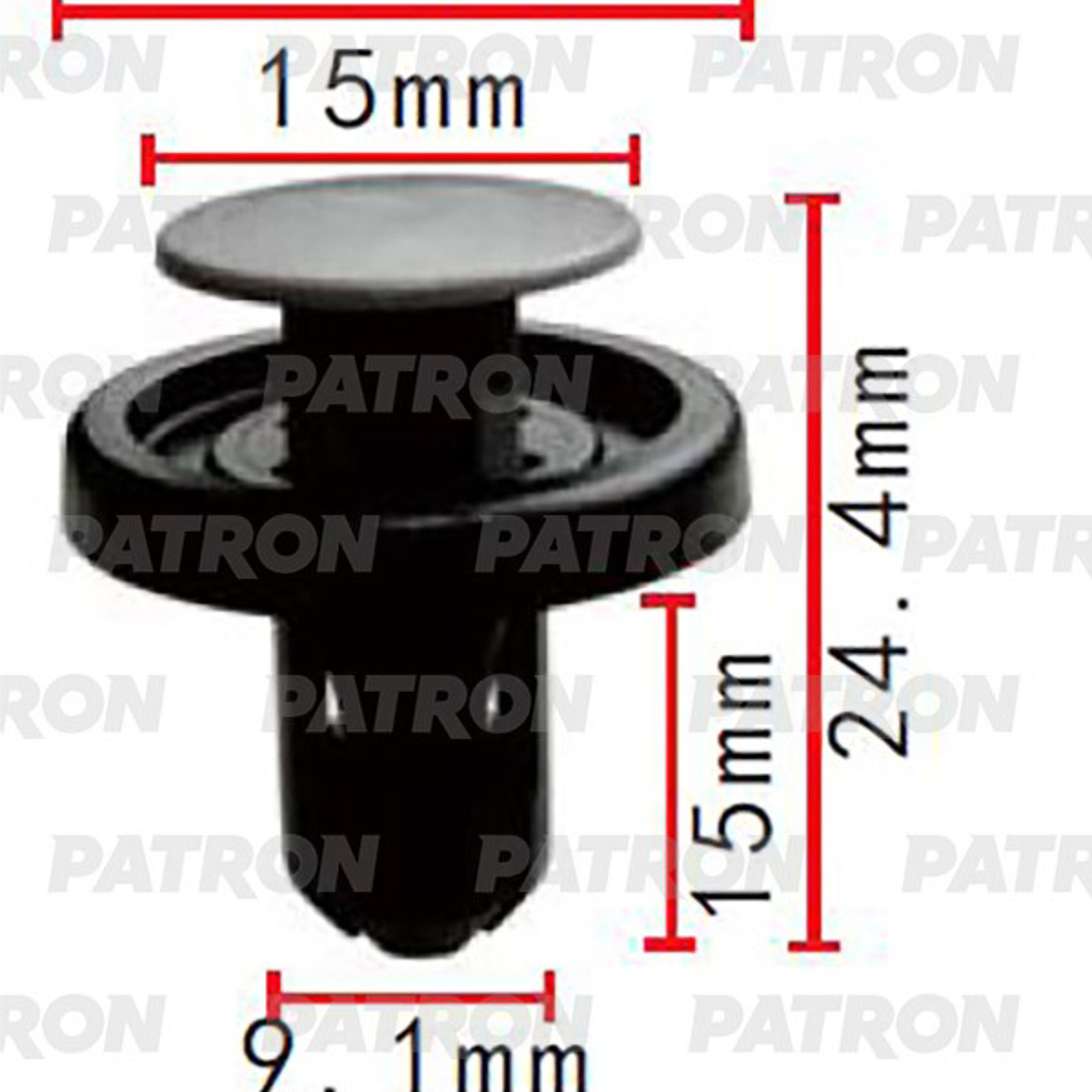 P37-2085 PATRON Клипса пластмассовая Lexus Toyota Toyota 4 Runner, RAV 4 &, Scion XB 2006 - Toyota Держатель подкрылок, бампера, подкапотное пространство