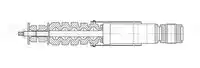 Ag 01526 амортизатор для а/м лада x-ray сross (17-) задн. (ag 01526) TRIALLI AG 01526