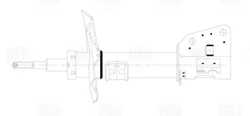 Ag 09062 амортизатор передний газовый TRIALLI AG 09062