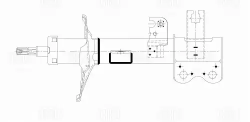 Ag 30151 амортизатор передний левый TRIALLI AG 30151