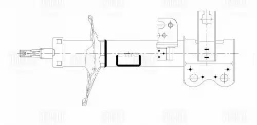 Ag 30352 амортизатор передний правый TRIALLI AG 30352